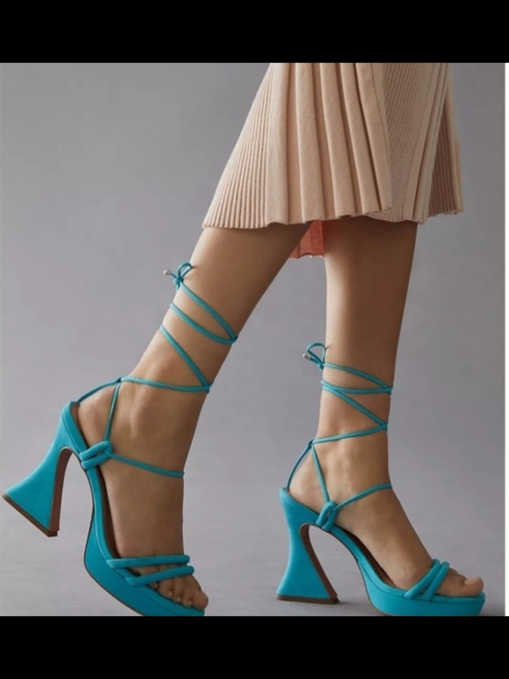 Anthropologie - Vicenza Strappy Platform Sandals - Picture 2 of 7